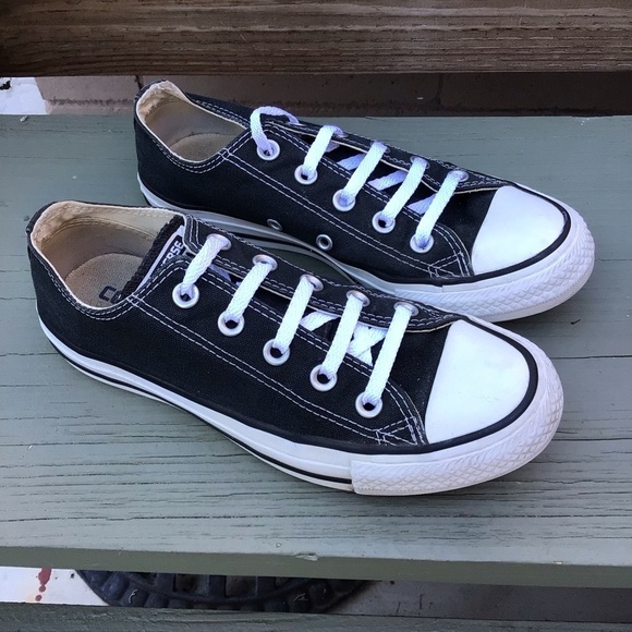 Converse Chuck Taylor All Star OX Shoe - Women's Black / White - Picture 2 of 7